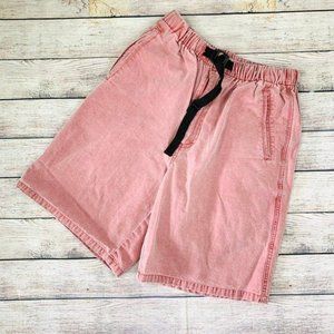 🤍mens vintage pink shorts with buckle